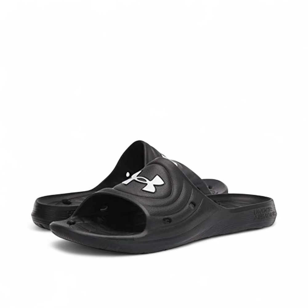 Under Armour Locker IV Slide Sandals Black Size 8 Men’s EVA Pool Locker
